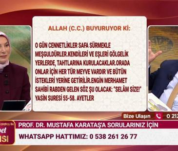 Prof. Dr. Mustafa Karataş ile Muhabbet Kapısı - 13 Ekim 2026