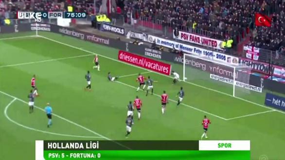 PSV 5 - 0 Fortuna (Maç Özeti)