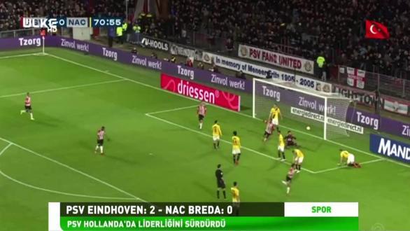 PSV Eindhoven: 2 - NAC Breda: 0 (Maç Özeti)