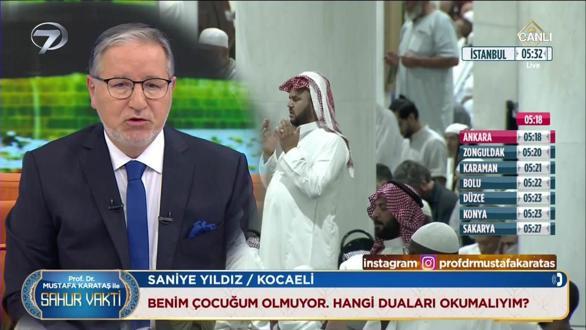 Prof. Dr. Mustafa Karataş ile Sahur Vakti - 22 Mart 2025