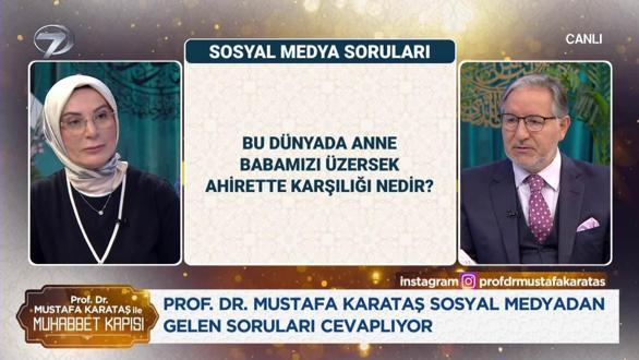 Prof. Dr. Mustafa Karataş ile Muhabbet Kapısı - 29 Aralık 2025