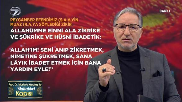 Prof. Dr. Mustafa Karataş ile Muhabbet Kapısı - 30 Kasım 2025