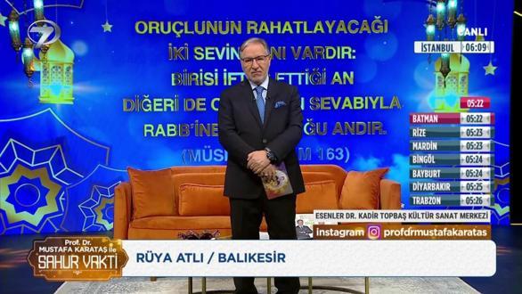Prof. Dr. Mustafa Karataş ile Sahur Vakti - 28 Şubat 2026