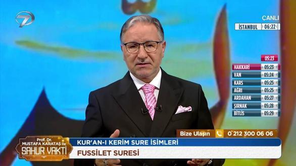 Prof. Dr. Mustafa Karataş ile Sahur Vakti - 19 Şubat 2026