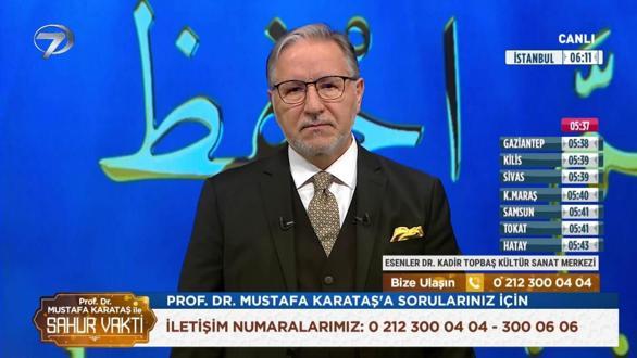 Prof. Dr. Mustafa Karataş ile Sahur Vakti - 27 Şubat 2026