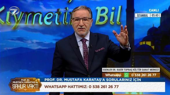 Prof. Dr. Mustafa Karataş ile Sahur Vakti - 16 Mart 2026