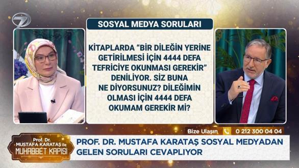 Prof. Dr. Mustafa Karataş ile Muhabbet Kapısı - 25 Mayıs 2026