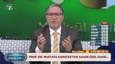 Prof. Dr. Mustafa Karataş ile Sahur Vakti - 29 Mart 2024