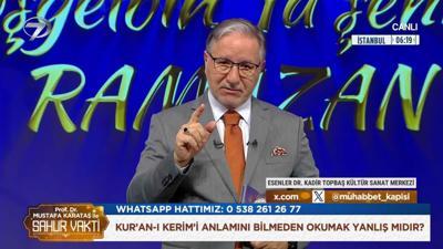 Prof. Dr. Mustafa Karataş ile Sahur Vakti - 21 Şubat 2026