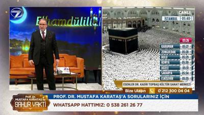 Prof. Dr. Mustafa Karataş ile Sahur Vakti - 18 Mart 2026