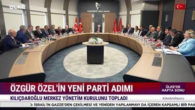 Ülke'de Hafta Sonu - 1 Ağustos 2026