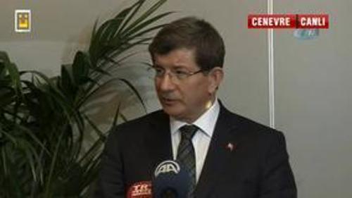 DAVUTOĞLU'NDAN CENEVRE 2 AÇIKLAMASI