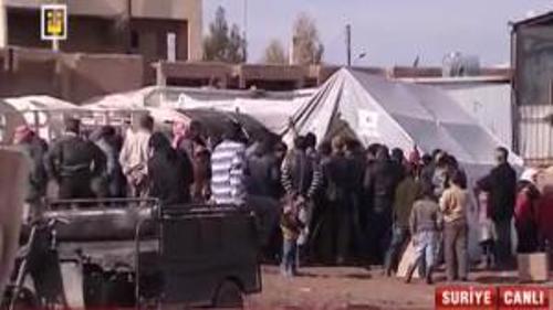 ÜLKE TV MÜLTECİ KAMPINDA