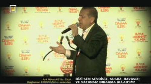 ERDOĞAN'IN SESİNDEN DUA ŞİİRİ