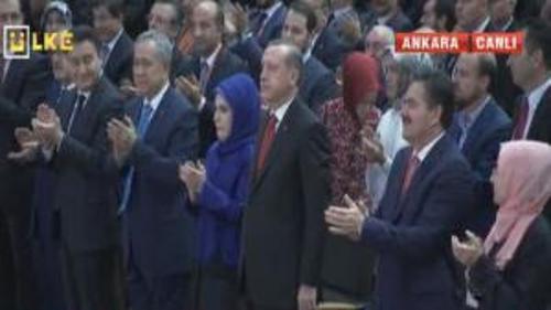 BAŞBAKAN ERDOĞAN'IN ADAYLIĞININ AÇIKLANDIĞI AN
