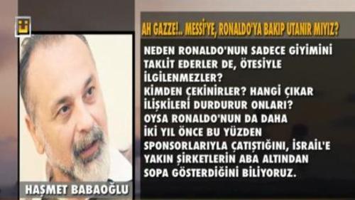 'AH GAZZE! MESSİ VE RONALDO'YA BAKIP UTANIR MIYIZ?'