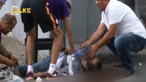 GALATASARAY ANTRENMANINDA TALİHSİZ KAZA