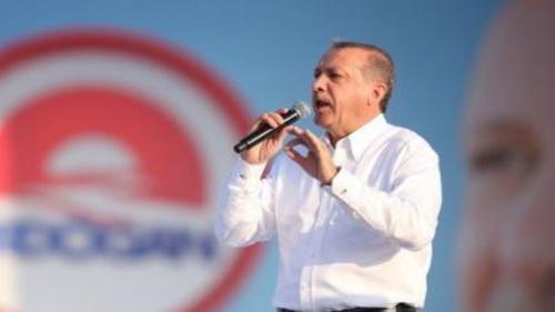 ERDOĞAN MİTİNG ALANINDA VASİYETİNİ AÇIKLADI