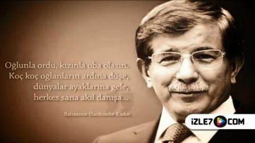 AHMET DAVUTOĞLU'NA ÖZEL KLİP