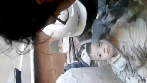 BOMBARDIMAN SONRASI KAN DONDURAN GÖRÜNTÜ