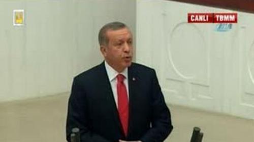 ERDOĞAN TBMM'DE KONUŞTU