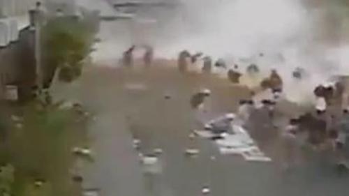 47 KİŞİNİN ÖLDÜĞÜ PATLAMA KAMERADA