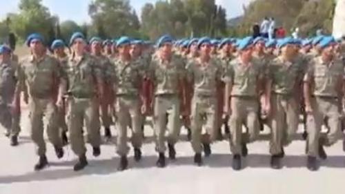 YEMİN TÖRENİNE MEHTER MARŞI İLE HAZIRLANAN ASKERLER