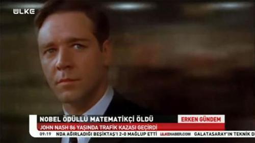 NOBEL ÖDÜLLÜ MATEMATİKÇİ JOHN NASH HAYATINI KAYBETTİ