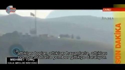 PKK'LI TERÖRİST CANLI YAYINDA SONUMUZ GELDİ DİYE AĞLADI