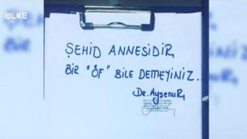 Doktorun Şehit Annesi İçin Yazdığı Not Herkesi Duygulandırdı