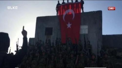 TÜRK BAYRAĞI VE TEKBİRLERDEN RAHATSIZ OLDULAR