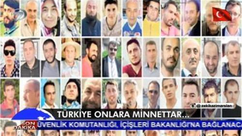 TÜRKİYE ONLARA MİNNETTAR