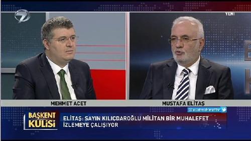 Başkent Kulisi - Mustafa Elitaş - 18 Haziran 2017