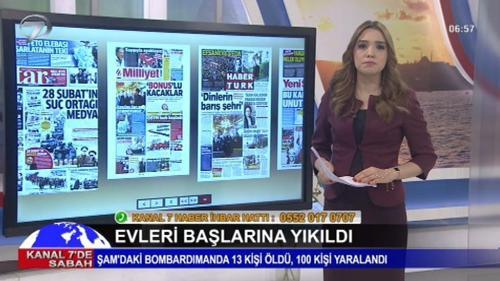 Kanal 7'de Sabah - 8 Ocak 2018