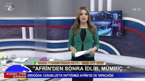 Kanal 7'de Sabah - 26 Şubat 2018