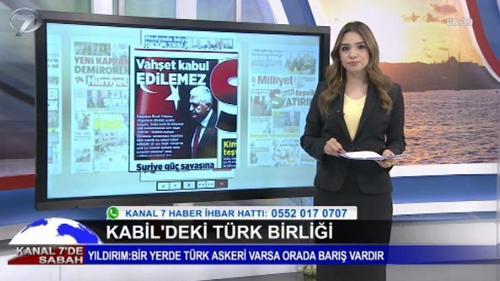 Kanal 7'de Sabah - 10 Nisan 2018
