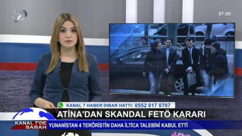 Kanal 7'de Sabah - 25 Mayıs 2018
