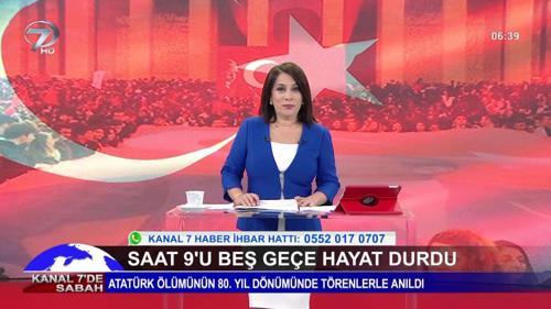 Kanal 7'de Sabah - 11 Kasım 2018