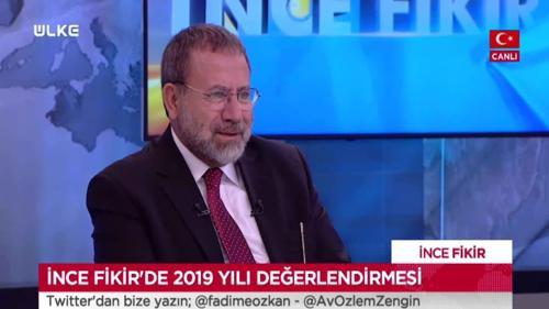 İnce Fikir - 29 Aralık 2019