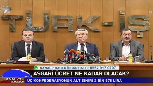 Kanal 7'de Sabah -21 Aralık 2019