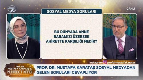 Prof. Dr. Mustafa Karataş ile Muhabbet Kapısı - 29 Aralık 2025