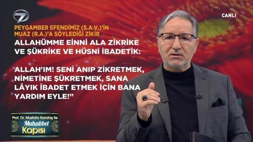 Prof. Dr. Mustafa Karataş ile Muhabbet Kapısı - 30 Kasım 2025