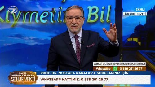 Prof. Dr. Mustafa Karataş ile Sahur Vakti - 16 Mart 2026
