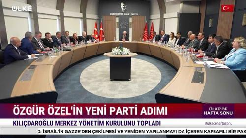 &Uuml;lke'de Hafta Sonu - 1 Ağustos 2026