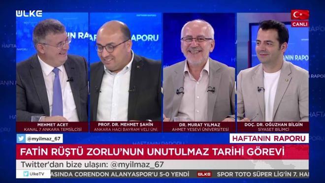 Haftanın Raporu - Dr. Murat Yılmaz | Mehmet Acet | Prof. Dr. Mehmet Şahin | Doç Dr. Oğuzhan Bilgin | 18 Eylül 2022