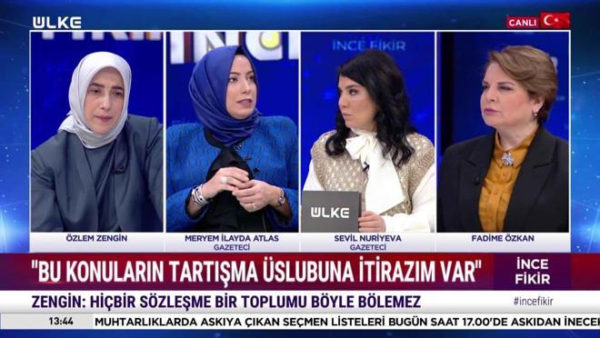 İnce Fikir – Fadime Özkan | Özlem Zengin | Meryem İlayda Atlas | Sevil Nuriyeva | 2 Nisan 2023