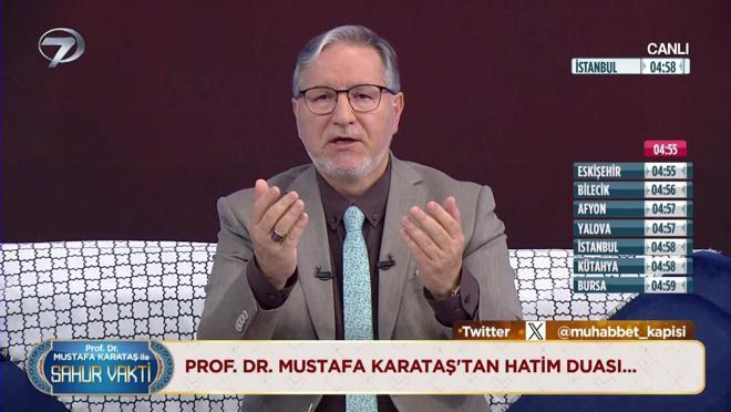 Prof. Dr. Mustafa Karataş ile Sahur Vakti - 9 Nisan 2024