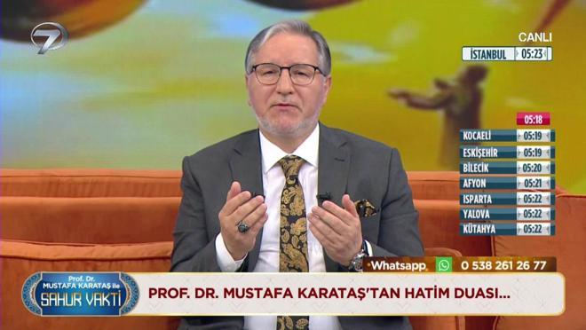 Prof. Dr. Mustafa Karataş ile Sahur Vakti - 27 Mart 2025