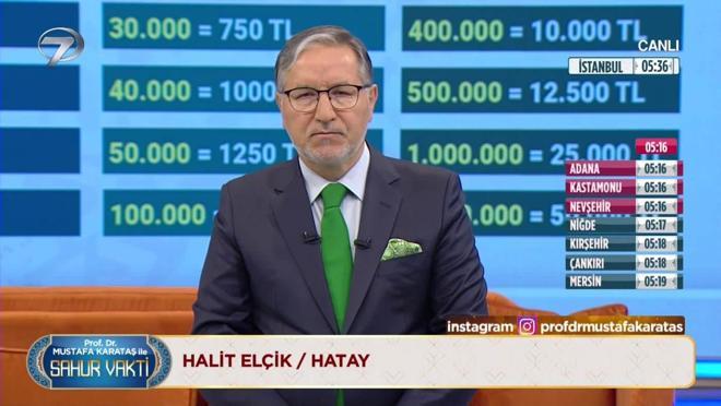 Prof. Dr. Mustafa Karataş ile Sahur Vakti - 20 Mart 2025