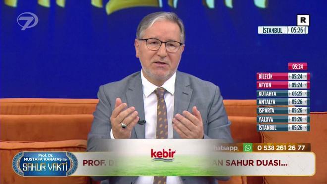 Prof. Dr. Mustafa Karataş ile Sahur Vakti - 25 Mart 2025